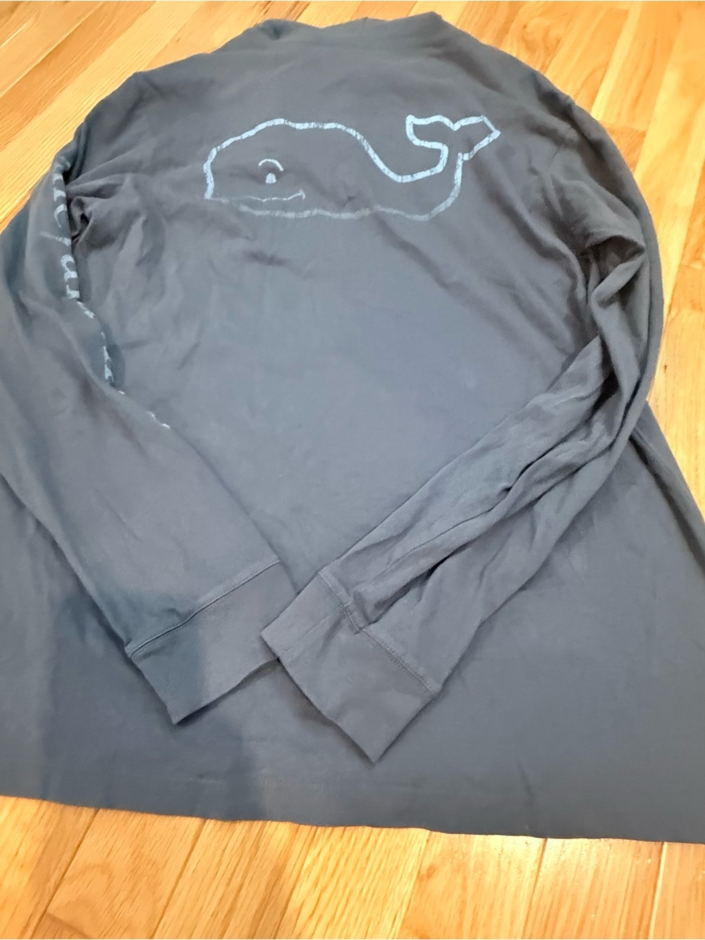 Vineyard Vines Men’s Hooded Long-Sleeve Shirt - Slate Blue - Picture 5 of 5